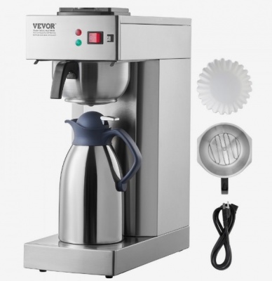 VEVOR  12 tasīšu  komerciālais  kafijas  automāts  ar  termosu , restorāniem , birojiem