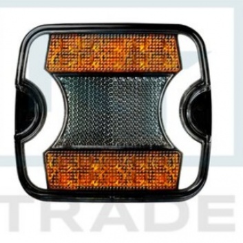 LED  priekšējie  pagrieziena  rādītāji , 10–30 V  ar  gabarītgaismu  un  dinamisko  pagrieziena  rādītāju — PĀRIS