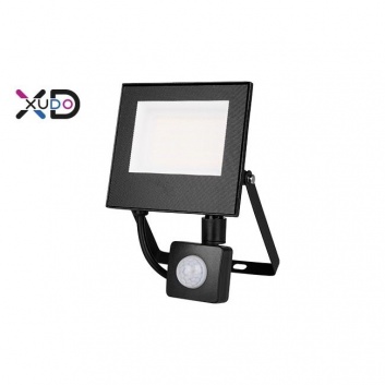 Mola  30W  4500K  melns  PIR  SMD  LED  prožektors