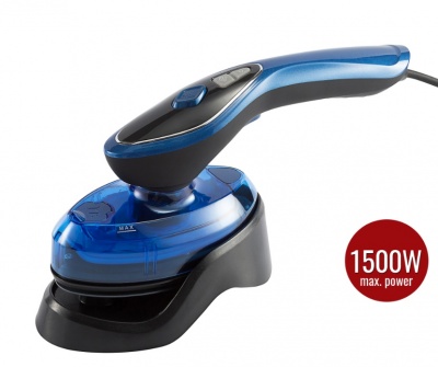 Herzberg  HG-8056: 2 vienā  pārnēsājams  tvaika  un  sausās  gludināšanas  gludeklis