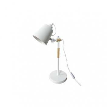Kasio  E27  galda  lampa , balta  WD