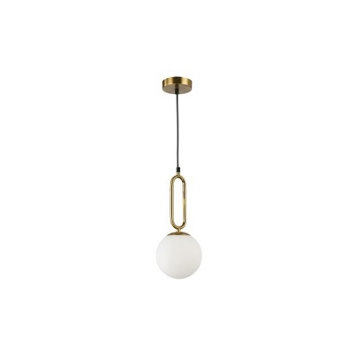 Bali-15  1xE27  piekaramā  lampa  15 cm  ar  dekoru , zelta  krāsā