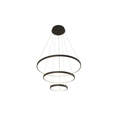 Coma  LED  lustra  20/40/60cm  77W , melna