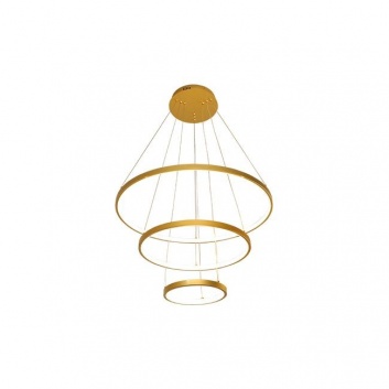 Coma  LED  lustra 20/40/60cm  77W , zelta  krāsā