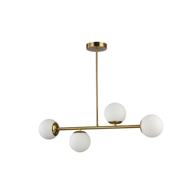 LED  lustra  4xE27  Bali-12  75cm , zelta