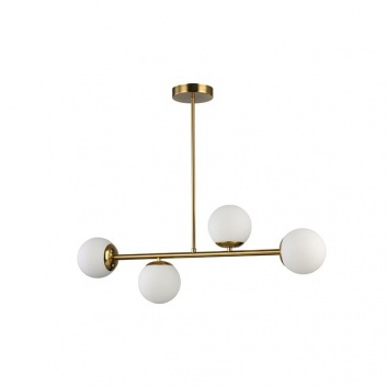 LED  lustra  4xE27  Bali-12  75cm , zelta