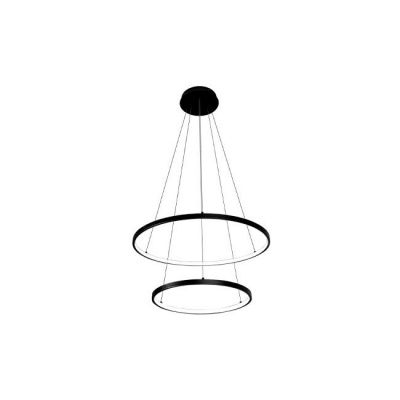 Lynx  LED  lustra  40/60cm  64W , melna