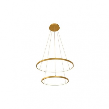 Lynx  LED  lustra  40/60cm  64W , zelta  krāsā