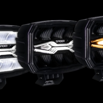 LED  tālo  gaismu  papildlukturis   X-SPIDER  NINJA , ovāls