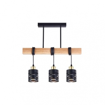 Piekaramā  lampa  3xE27  Elen 50cm , melna+zelta+WD