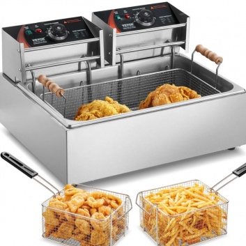 VEVOR  komerciālais  elektriskais  fritieris 3000 W  , 29 l