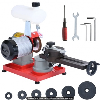 VEVOR ripzāģa  asmeņu  asinātājs  370W  3600RPM  ar  ūdens  tvertni