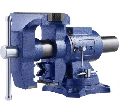 VEVOR  6-1/2"  daudzfunkcionālas  galda  skrūvspīles , kaļamā  čuguna , 360° grozāma  pamatne