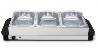 Cheffinger  CF-BW300: 3,5 L  2 vienā , ēdienu  sildītājs + sildvirsma