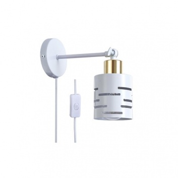 Sienas  lampa  1xE27  Elen , balta+zelta