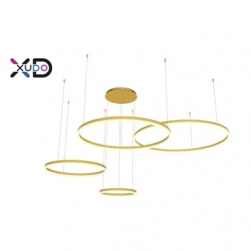 Mundo  LED  lustra  40/60/80/100cm , 119W , zelta , 3CCT