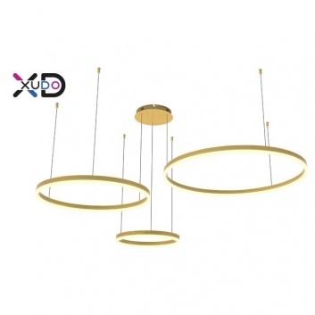 Mundo  LED  lustra  40/60/80cm , 72W , zelta , 3CCT