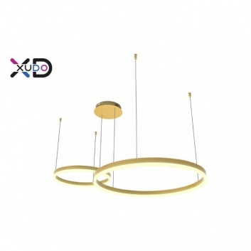 Mundo  LED  lustra  40/60 cm , 36W , zelta  krāsā , 3CCT , tālvadības pults