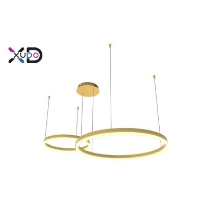 Mundo  LED  lustra  40/60 cm , 36W , zelta  krāsā , 3CCT , tālvadības pults