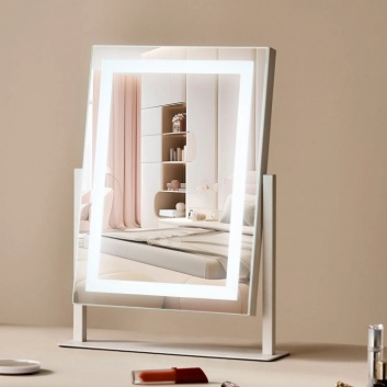 VEVOR  Makeup  spogulis  ar LED  apgaismojumu , trīs  krāsu  apgaismojuma  režīmi  30x40cm