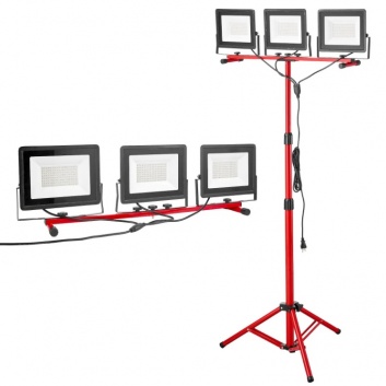 VEVOR  LED  3x50w  prožektori  ar statīvu , 15000 lūmeni