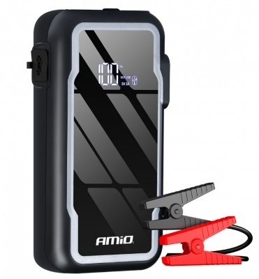 Pārnēsājams  3in1  būsteris /LED /powerbanka , 12V , 12Ah , 1600A-Amio 04678