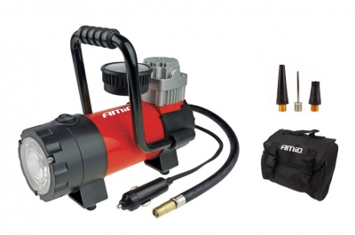 Automašīnas  gaisa  kompresors  12V , HQ , LED , ACOMP-06  Amio 02180