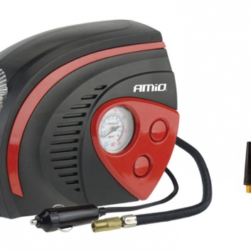 Automašīnas  gaisa  kompresors  12V , LED , ACOMP-08  Amio 02182