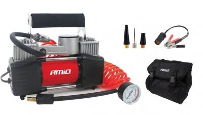 Automašīnas  gaisa  kompresors  2 cilindru  12V , HQ , Acomp-04  Amio  01136