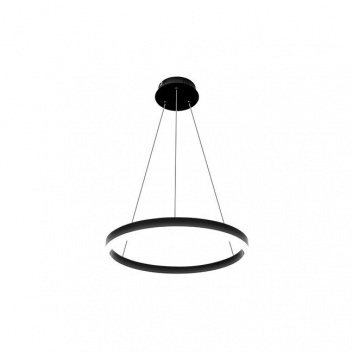 Mundo  LED  lustra  40 cm ,22 W , melna , 3CCT , tālvadības  pults