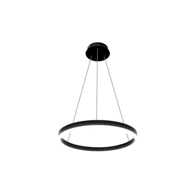 Mundo  LED  lustra  40 cm ,22 W , melna , 3CCT , tālvadības  pults