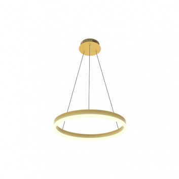 Mundo  LED  lustra  40 cm , 22 W , zelta krāsā , 3 CCT , tālvadības  pults