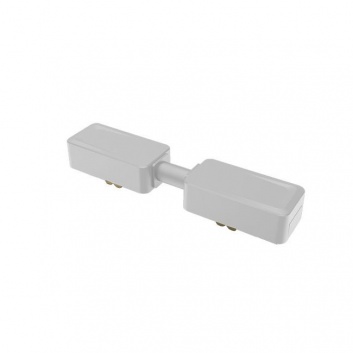 Luxo  48 V  strāvas  savienotājs , taisns , balts