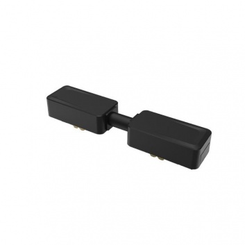 Luxo  48 V  strāvas  savienotājs , taisns , melns