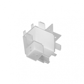 Luxo  48V  iebūvējamais  sliedes  savienotājs , leņķa  tipa , balts