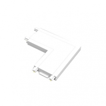 Luxo  48V  virsapmetuma  sliedes  savienotājs  L tips , balts