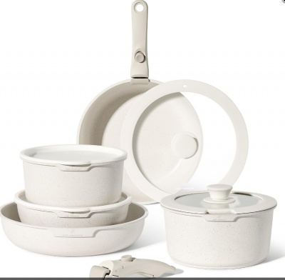 Just  Perfecto  JL999: 11 daļu  granīta  virtuves  piederumu  komplekts - bēšs