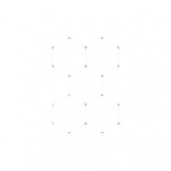 Hexagon  5S  LED  lampu  192W  168x238cm  komplekts , 6500K