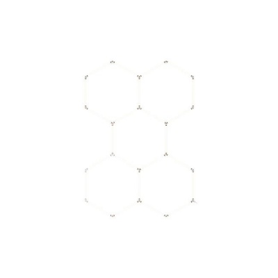 Hexagon  5S  LED  lampu  192W  168x238cm  komplekts , 6500K , 24 960 lm