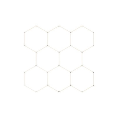 Hexagon  LED  lampu  8L  350W  315x301cm  komplekts , 6500K , 45 500 lm