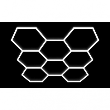 Hexagon  LED  lampu  8L  350W  315x301cm  komplekts , 6500K , 45 500 lm