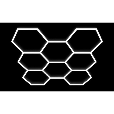 Hexagon  LED  lampu  8L  350W  315x301cm  komplekts , 6500K , 45 500 lm