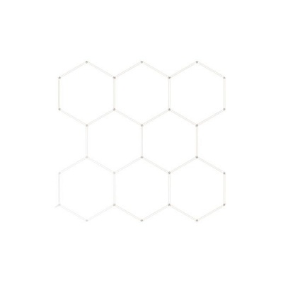 Hexagon  8S  LED  lampu  280W  252x238cm  komplekts , 6500K , 36 400 lm