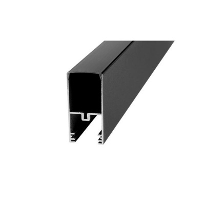 Luxo  48V  virsmas  montāžas  sliežu  profils  2m , melns