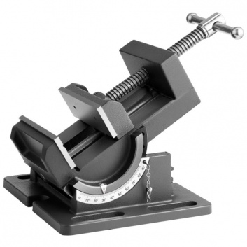 VEVOR  nolokāmas  skrūvspīles, 4,25 collu  žokļa  platums, pārnēsājamas  urbšanas  iekārtas  galda  skrūvspīles , regulējams  slīpums 0–90°