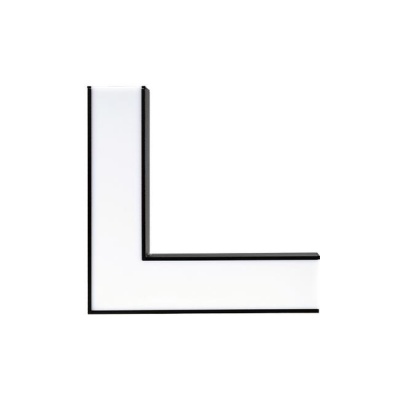 LED  lineārā  lampa  birojam , L veida  savienotājs , 13W , 4500K