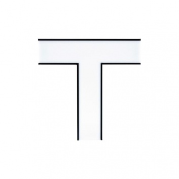 LED  lineārā  lampa  birojam , T veida  savienotājs , 13W , 4500K