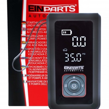 EPAP11  kompresors  ar  startēšanas  palīgierīci  un  lādētāju  3-in-1