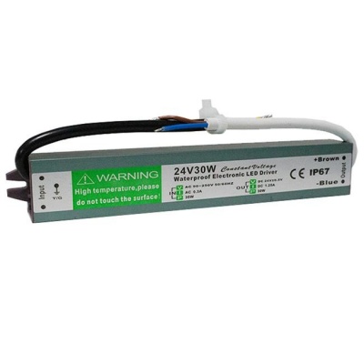 LED  barošanas  bloks  IP67 , 24V , 30W , 1.25A