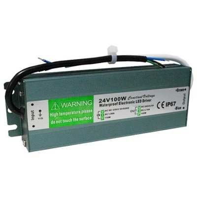 LED barošanas bloks IP67 24V 100W 4.1A